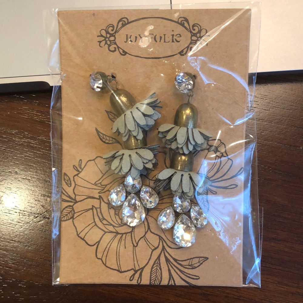 Joyfolie Angelina Earrings in Wasabi